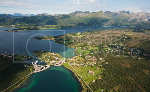 flyfoto av helgeland, salten, meløy, halsa