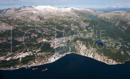 flyfoto av helgeland, salten, meløy, glomfjord