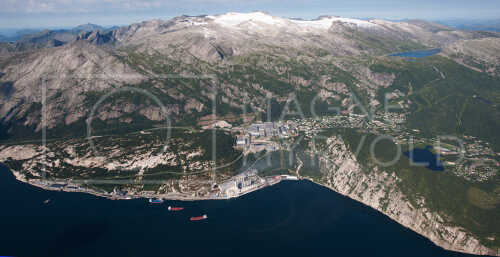 flyfoto av helgeland, salten, meløy, glomfjord