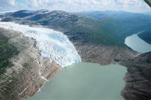 flyfoto av Nord-norge, nordland, helgeland, salten, meløy, svartisen