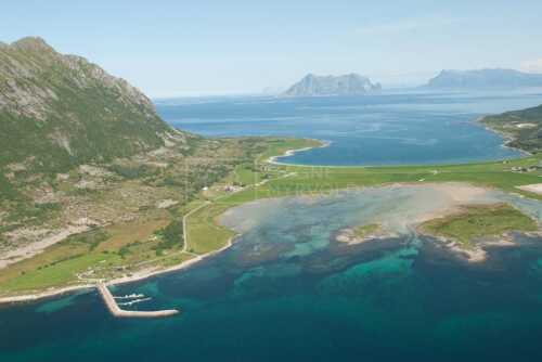 flyfoto av helgeland, salten, meløy,