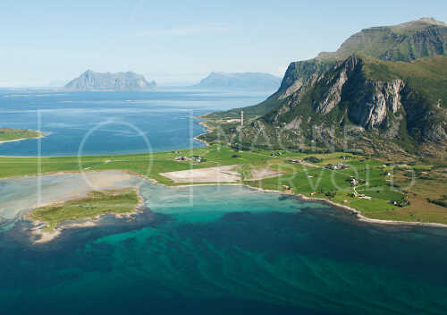 flyfoto av helgeland, salten, meløy, øra