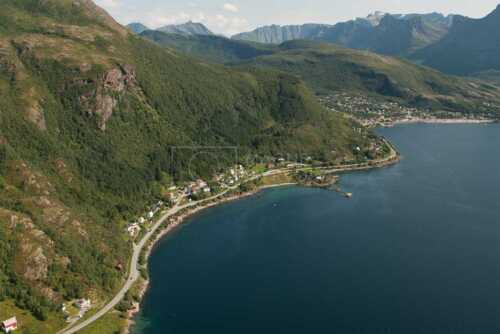 flyfoto av helgeland, salten, meløy, reipå