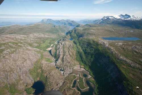 flyfoto av helgeland, salten, meløy,