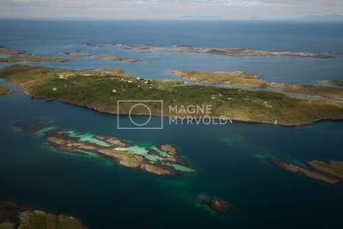 flyfoto av Salten, bodø, helligvær