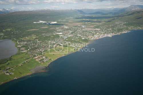 flyfoto av nordland, salten, fauske