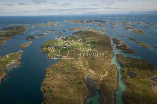 flyfoto av Salten, bodø, helligvær