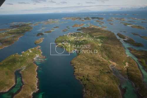 flyfoto av Salten, bodø, helligvær