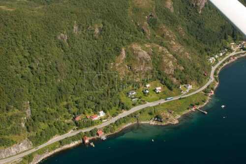 flyfoto av helgeland, salten, meløy,ørnes