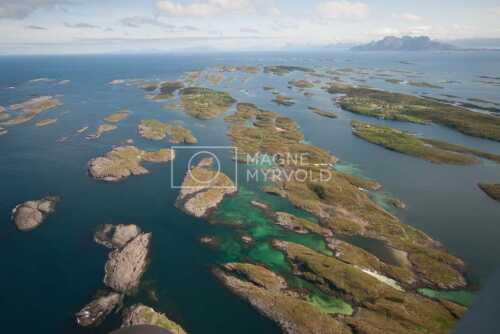 flyfoto av Salten, bodø, helligvær