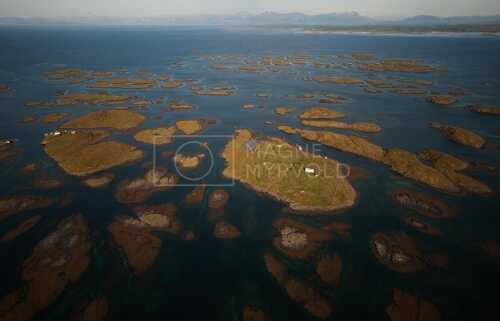flyfoto av nord-norge, nordland, helgeland, vega, verdensarven, world heritage, unesco