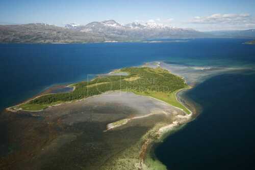 flyfoto av nordland, salten, bodø, skjerstad