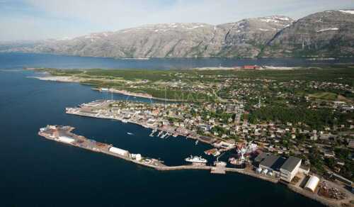 flyfoto av nord-norge, nordland, helgeland, sandnessjøen