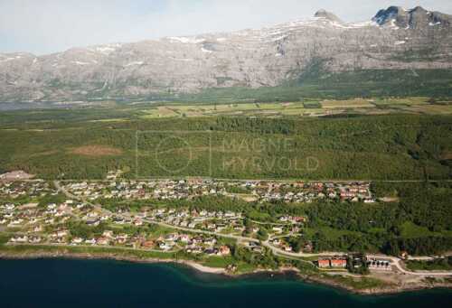flyfoto av nord-norge, nordland, helgeland, sandnessjøen