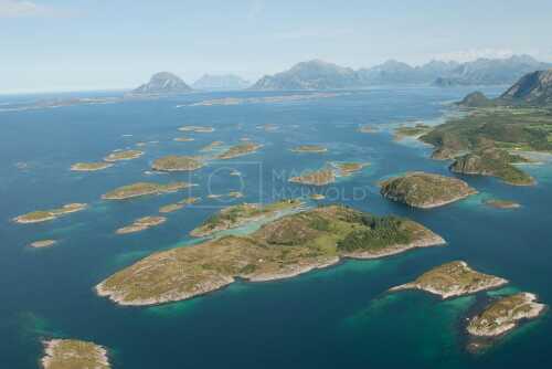 flyfoto av nordland, helgeland, salten, meløy,