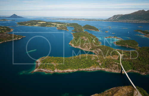 flyfoto av helgeland, salten, meløy, grønøy
