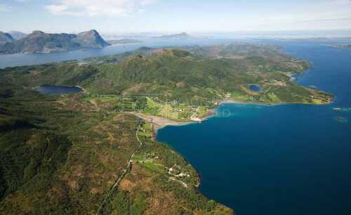 flyfoto av nordland, helgeland, salten, meløy, , grønøy