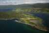 flyfoto av nordland, salten, fauske, valnesfjord