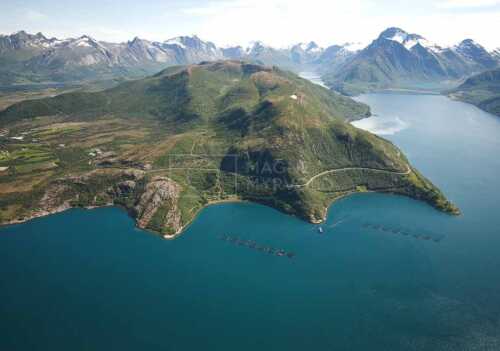 flyfoto av nordland, helgeland, salten, meløy, , halsa