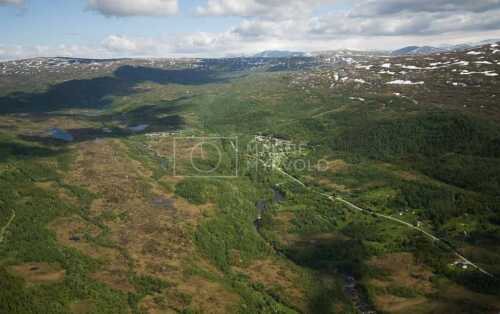 flyfoto fra nordland, fauske, valnesfjord