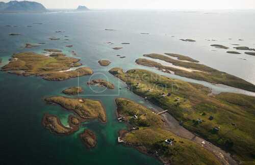 flyfoto av nord-norge, nordland, helgeland, vega, verdensarven, world heritage, unesco