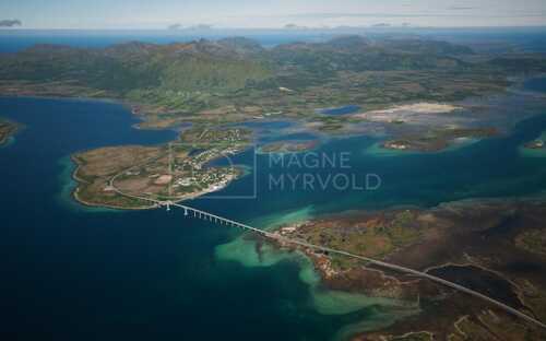 flyfoto av Norway, nordland, salten, vesterålen, risørenna, risøyhavn