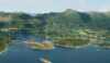 flyfoto fra helgeland, salten, meløy, engavågen