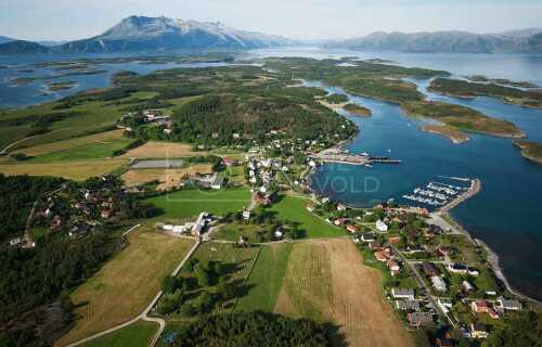 flyfoto av nord-norge, nordland, helgeland, tjøtta