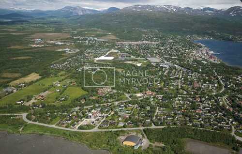 flyfoto av nordland, salten, fauske