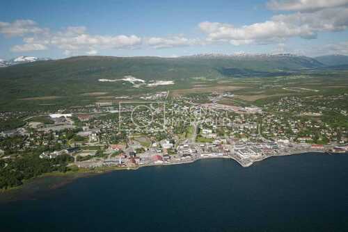 flyfoto av nordland, salten, fauske