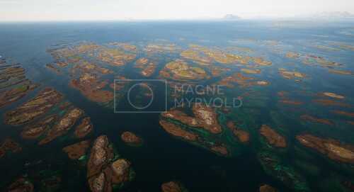 flyfoto av nord-norge, nordland, helgeland, vega, verdensarven, world heritage, unesco