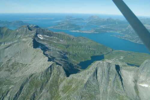 flyfoto av helgeland, salten, meløy