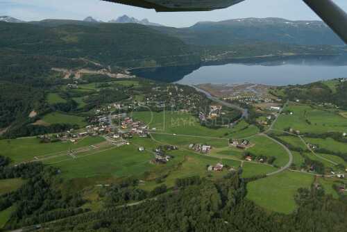 flyfoto av nordland, salten, bodø, misvær